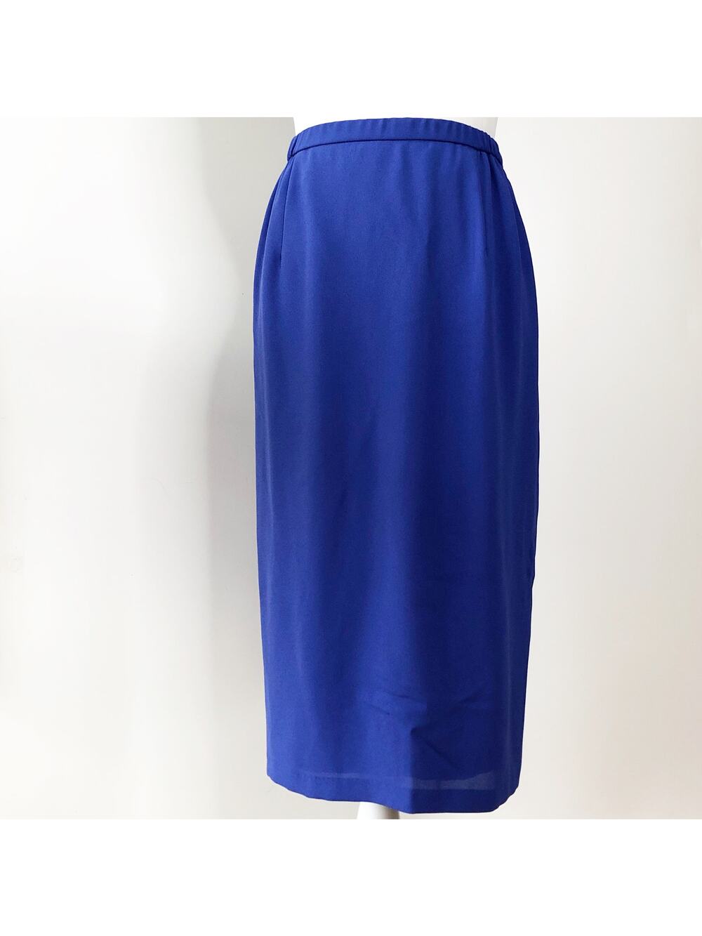 Maggie Sheperd Skirt Fully Lined Blue Elastic Waist Midi Large Australian